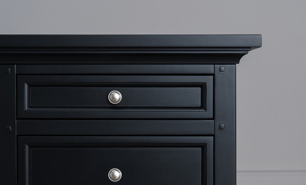 Письменный стол Оксфорд большой чёрный