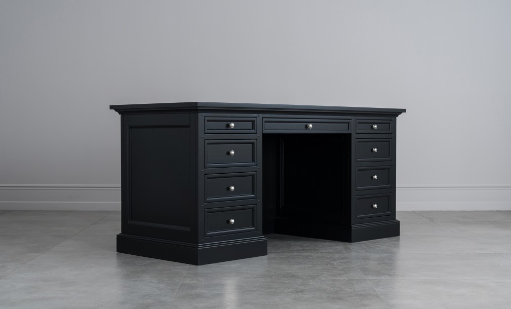Письменный стол Оксфорд большой чёрный