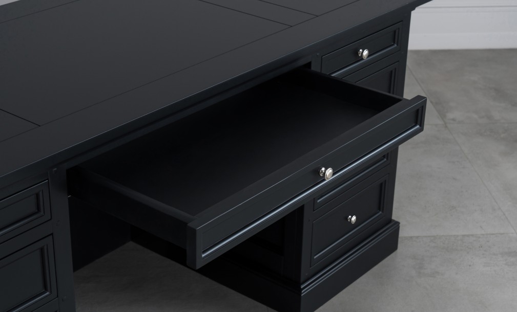 Письменный стол Оксфорд большой чёрный