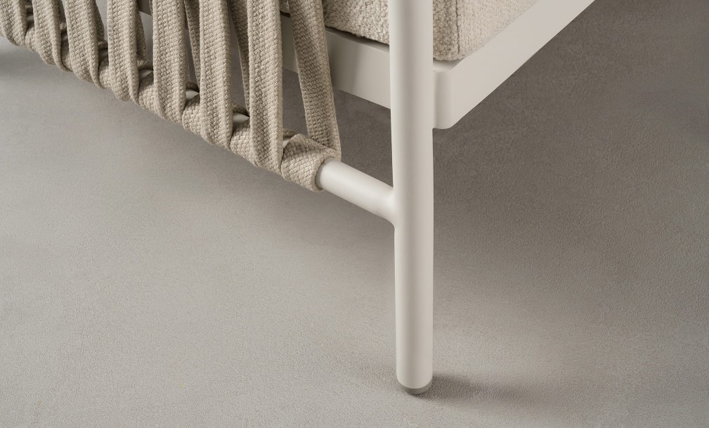 Диван Таормина уличный трёхместный, светлый