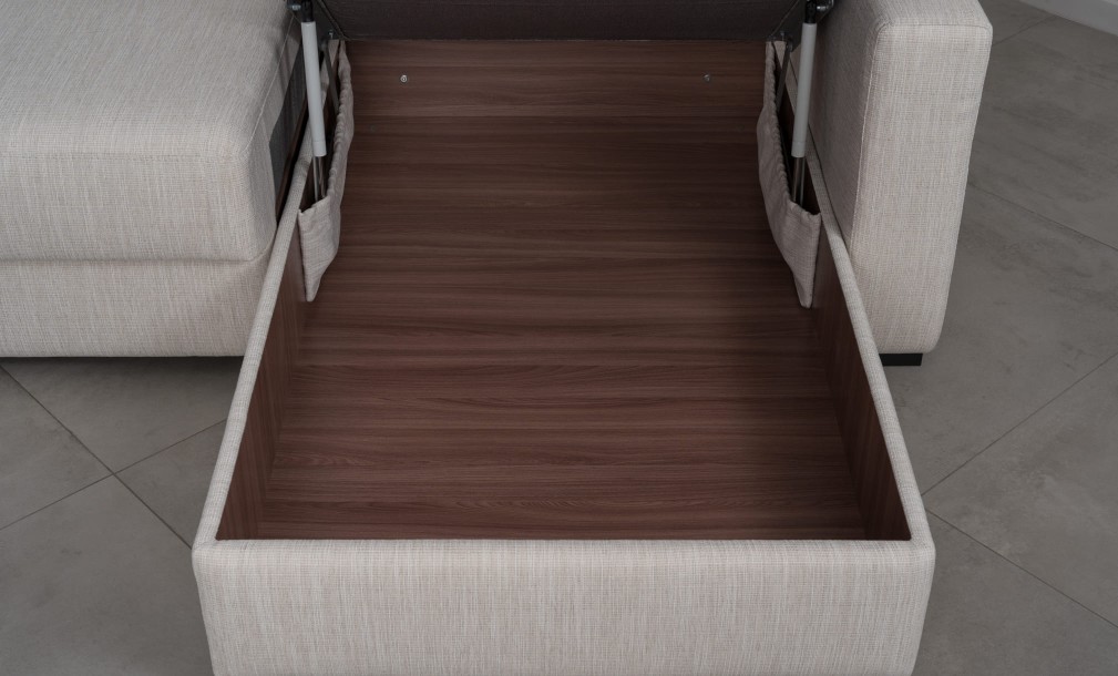 Диван Ласло угловой раскладной с узкими подлокотниками