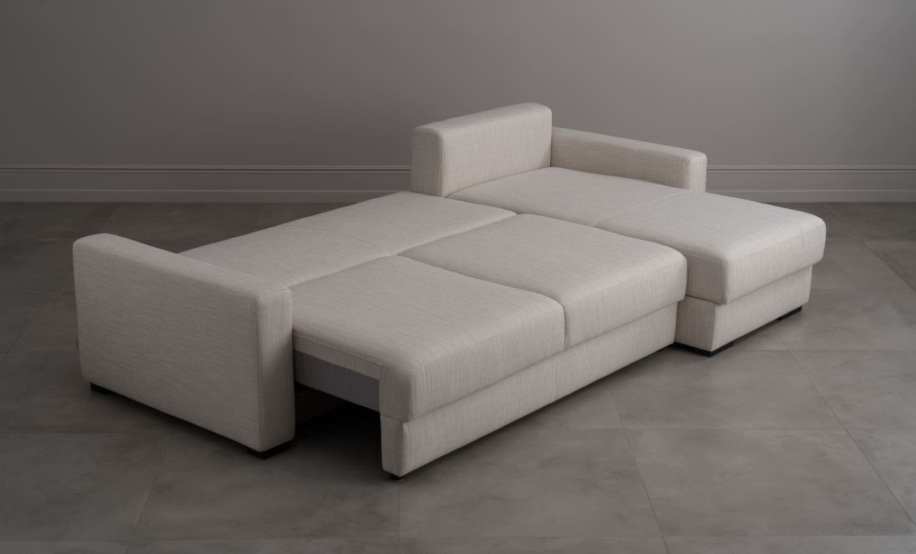 Диван Ласло угловой раскладной с узкими подлокотниками