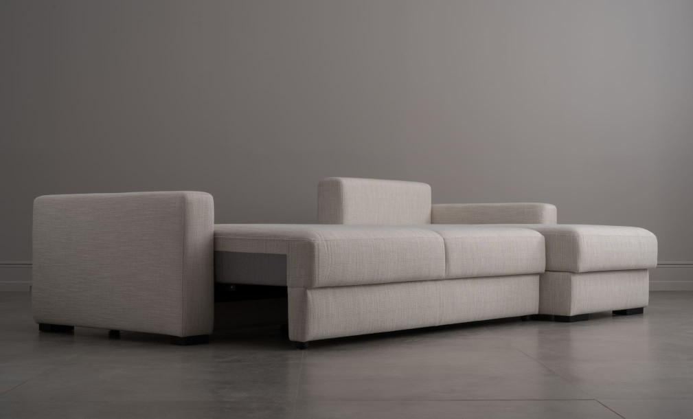 Диван Ласло угловой раскладной с узкими подлокотниками