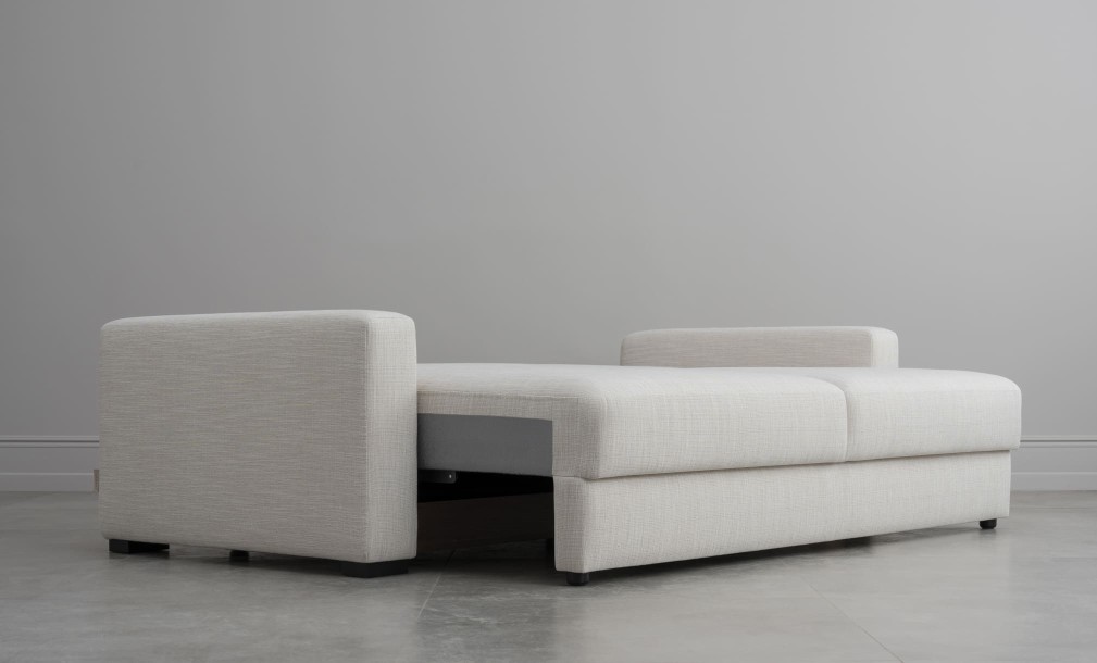 Диван Ласло раскладной прямой с узкими подлокотниками