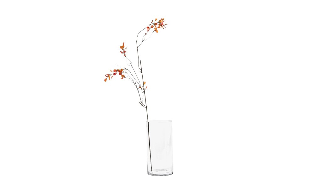 Декоративная искусственная ветвь Autumn leaves Branch, 113 см