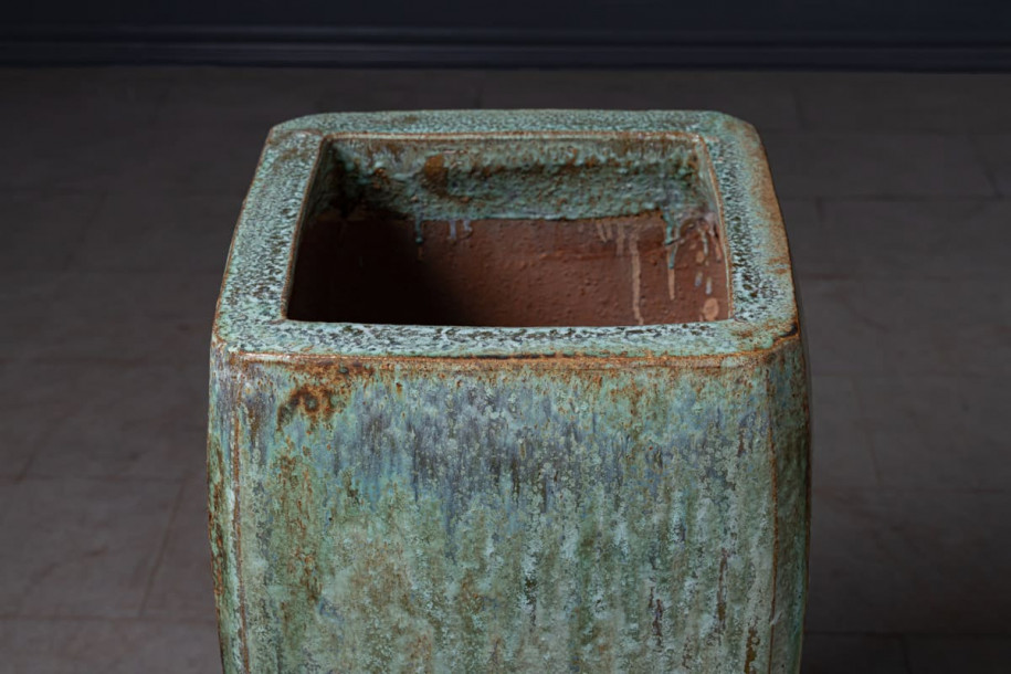 Кашпо Milan opal green