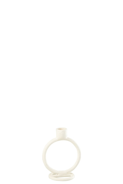 Подсвечник Boucle white S