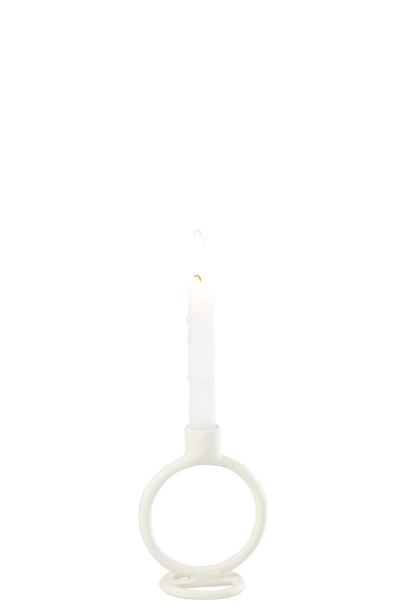 Подсвечник Boucle white S