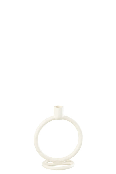 Подсвечник Boucle white L