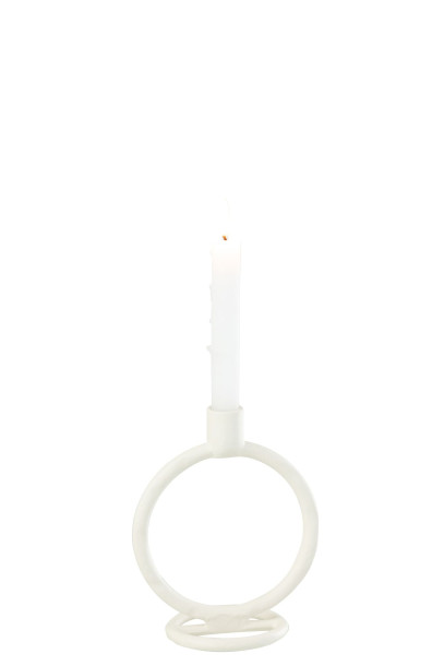 Подсвечник Boucle white L