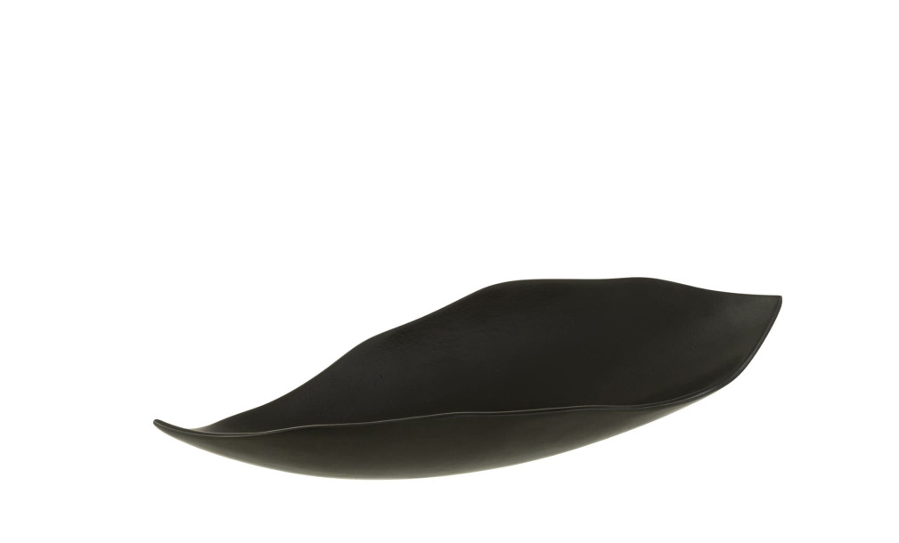 Декоративное блюдо Feuille Black S