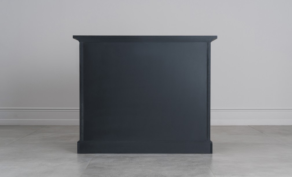 Комод Оксфорд с 5-ю ящиками чёрный