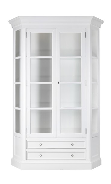 Витрина Оксфорд трапеция белая