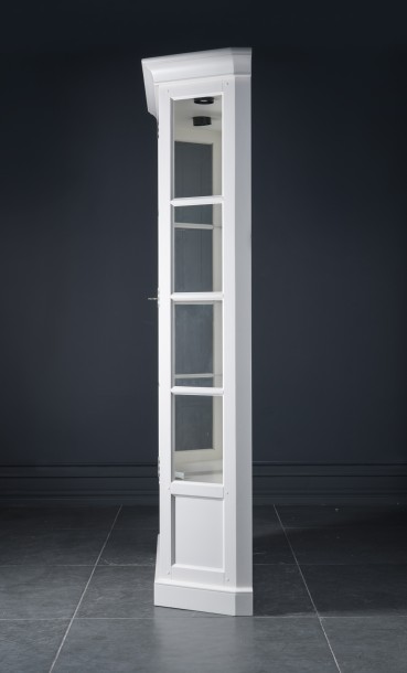 Витрина Оксфорд трапеция белая