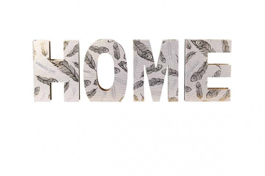 Шкатулки Home в виде букв