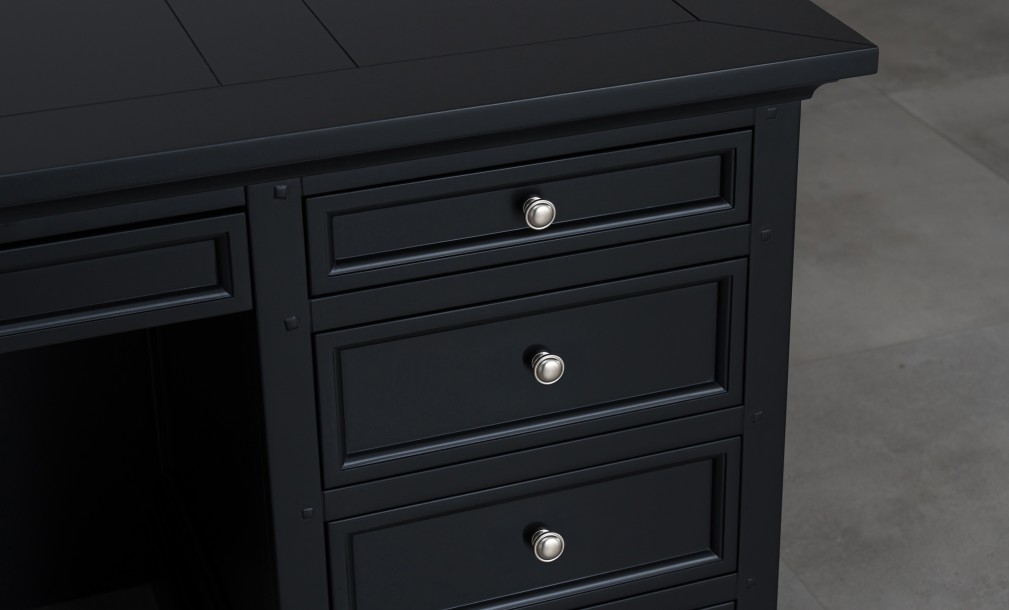 Письменный стол Оксфорд малый чёрный