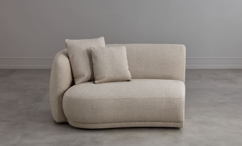 Диван модульный АЙВОРИ секция с подлокотником левая 1500х1270х800