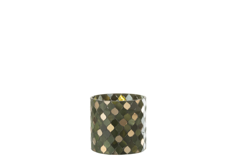 Подсвечник Mosaic Green M
