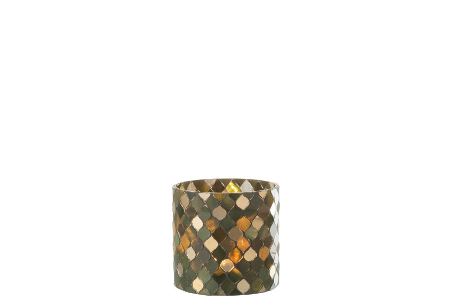Подсвечник Mosaic Green M