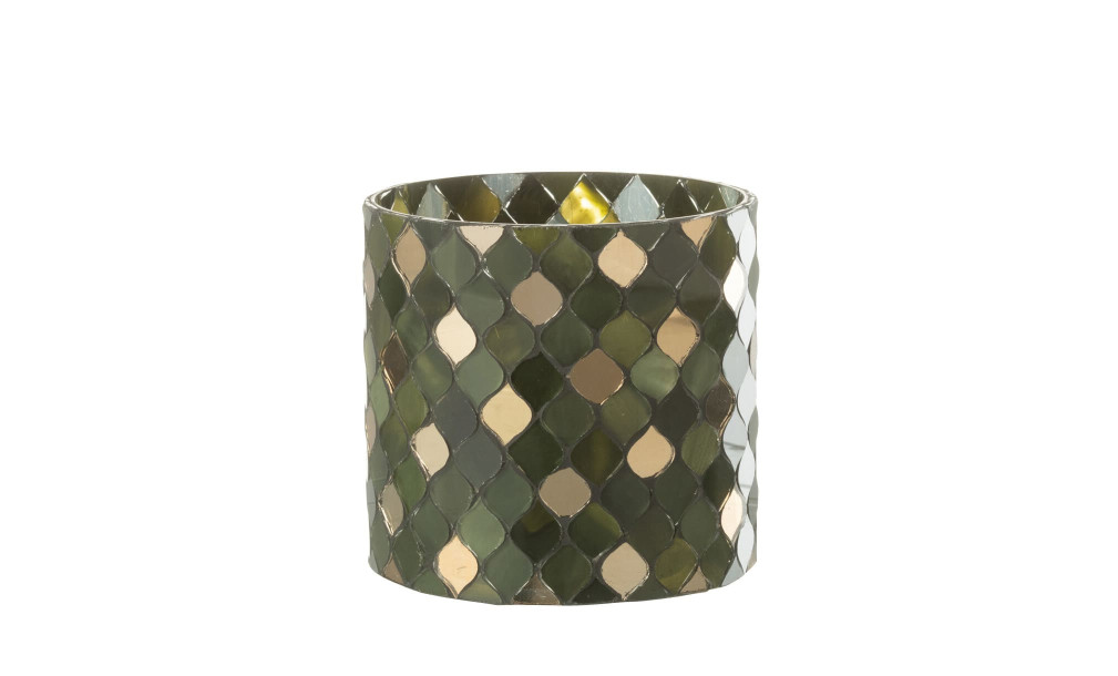 Подсвечник Mosaic Green M