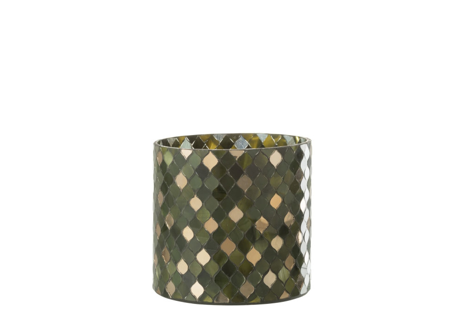 Подсвечник Mosaic Green L