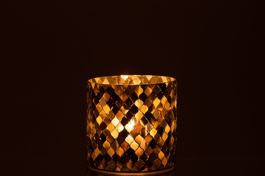 Подсвечник Mosaic Green L