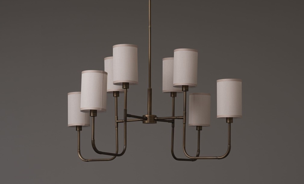 Люстра Mind vintage brass