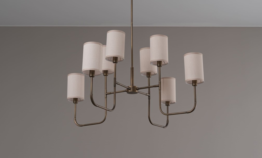 Люстра Mind vintage brass