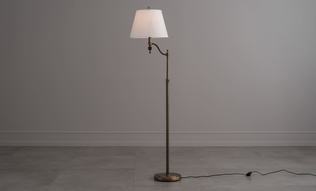 Торшер Линдон vintage brass