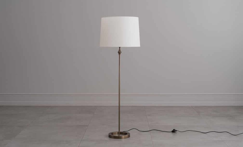 Торшер Дейли vintage brass