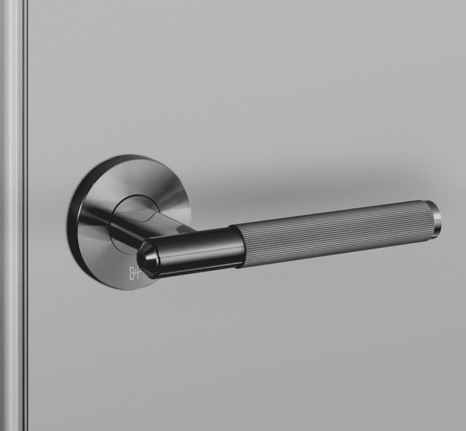 Ручка дверная Lever handle Linear Gun Metal (комплект 2 шт)