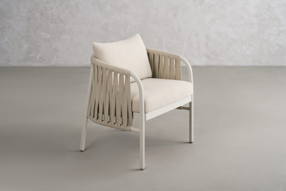 Обеденный стул Таормина уличный, светлый