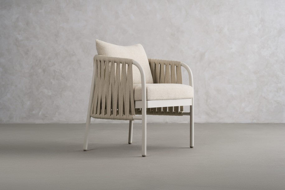 Обеденный стул Таормина уличный, светлый