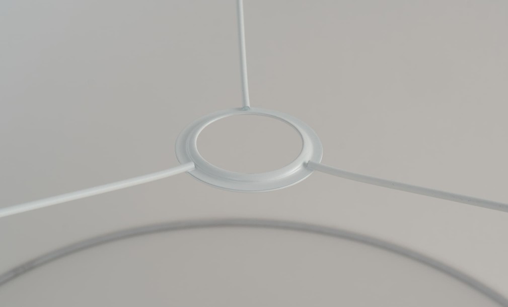 Абажур к настольной лампе Chinz white 40 см