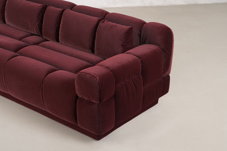 Диван Сфера, ткань Maroon