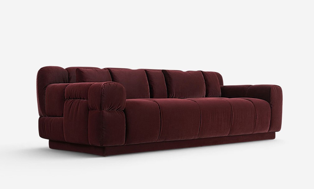 Диван Баббл, ткань Maroon