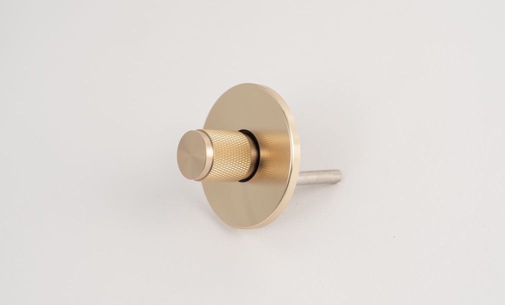 Дверная защёлка Facet Thumbturn lock Brass (пара)