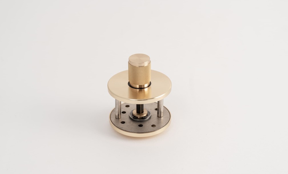 Дверная защёлка Facet Thumbturn lock Brass (пара)