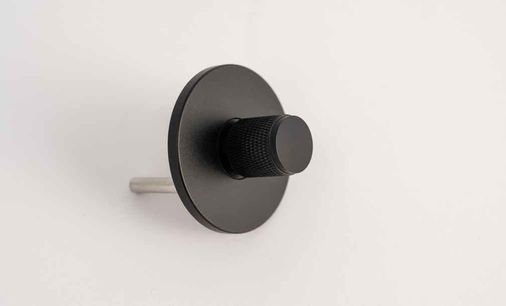 Дверная защёлка Facet Thumbturn lock Black пара