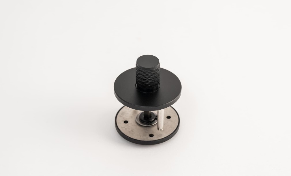 Дверная защёлка Facet Thumbturn lock Black пара