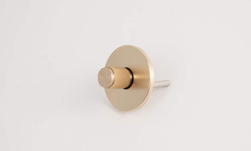 Дверная защёлка Contour Thumbturn lock Brass (пара)
