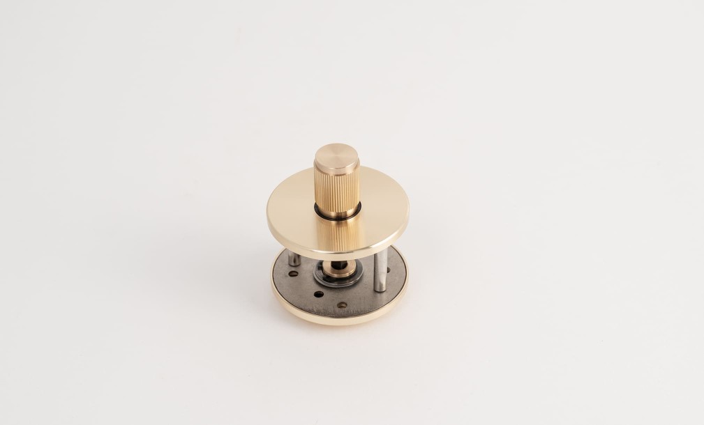 Дверная защёлка Contour Thumbturn lock Brass (пара)