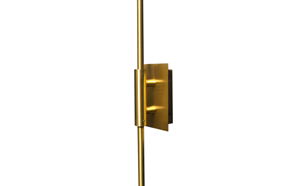 Бра Helmet Curve brass