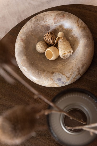 Блюдо декоративное Marble Beige L