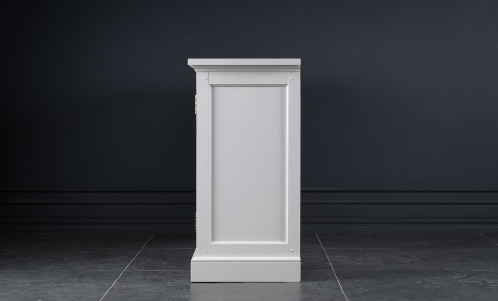 Комод Оксфорд с глухими дверцами белый