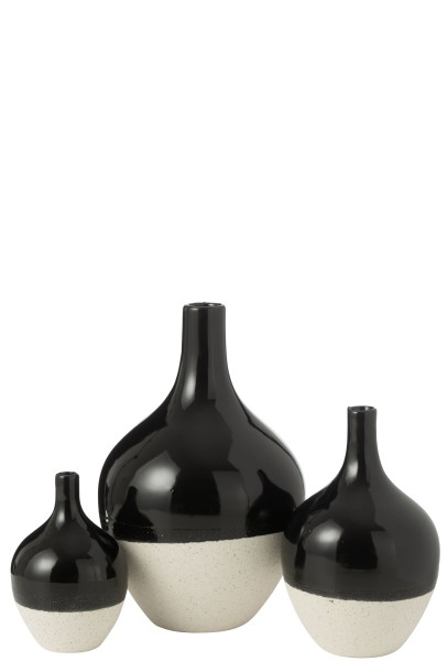 Ваза Iva Black White S