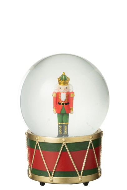 Декор настольный Water Globe Christmas Nutcracker Red/Dark Green купить в Москве