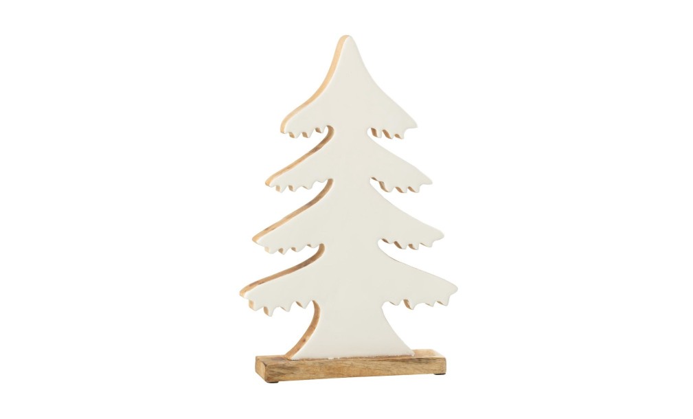 Декор настольный Cristmas Pine White L