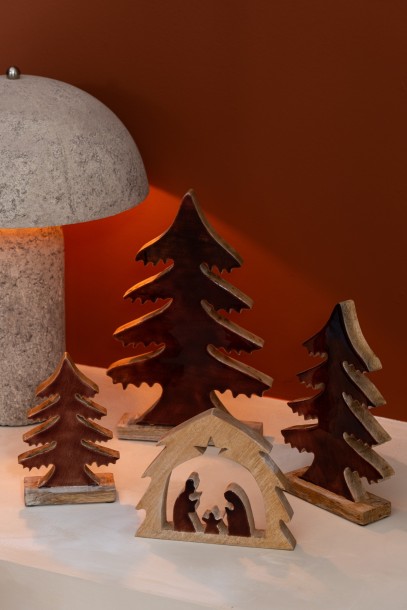 Декор настольный Cristmas Pine Mahogany M