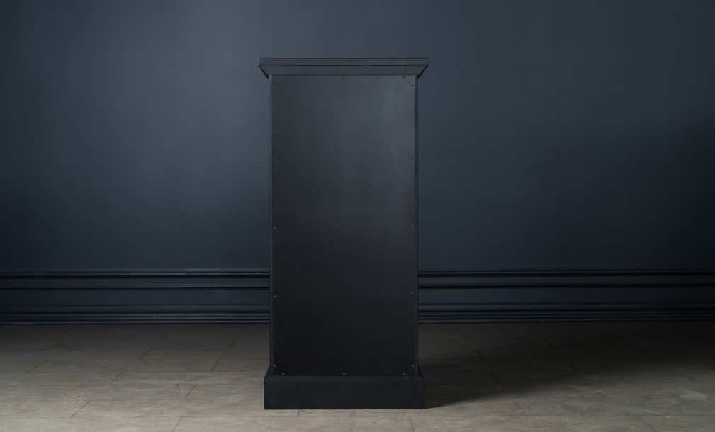 Комод Оксфорд высокий чёрный